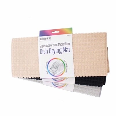 Dish Drying Mat, Colour: Black