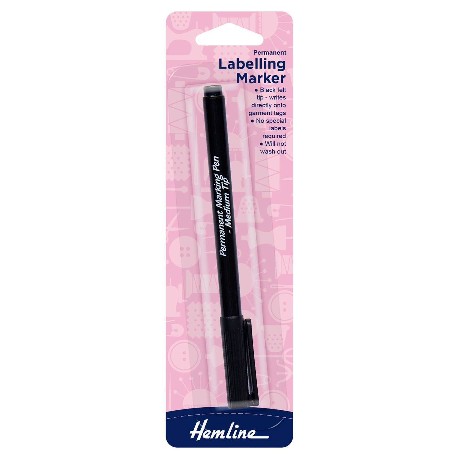 Permanent Labelling Pen: Felt Tip
