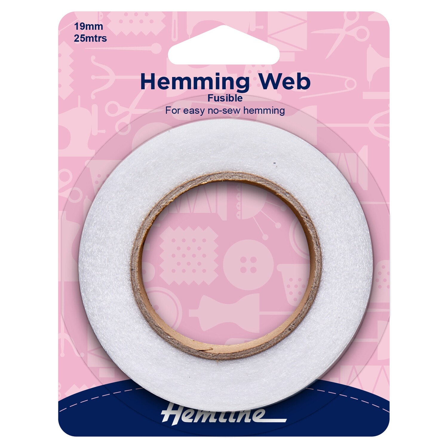 Hemming Web: Fusible: 25m x 19mm