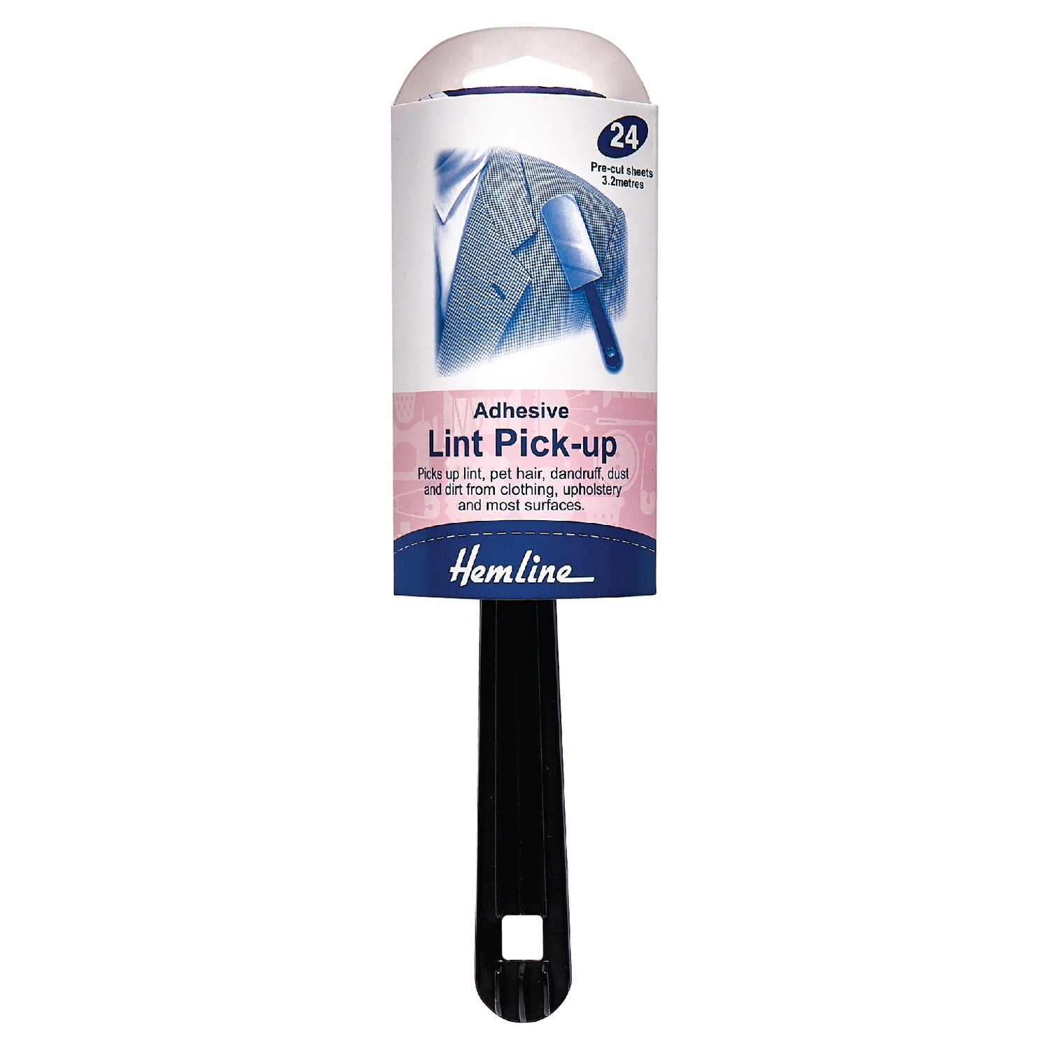 Lint Pick-Up Roller with Handle: 3.2m