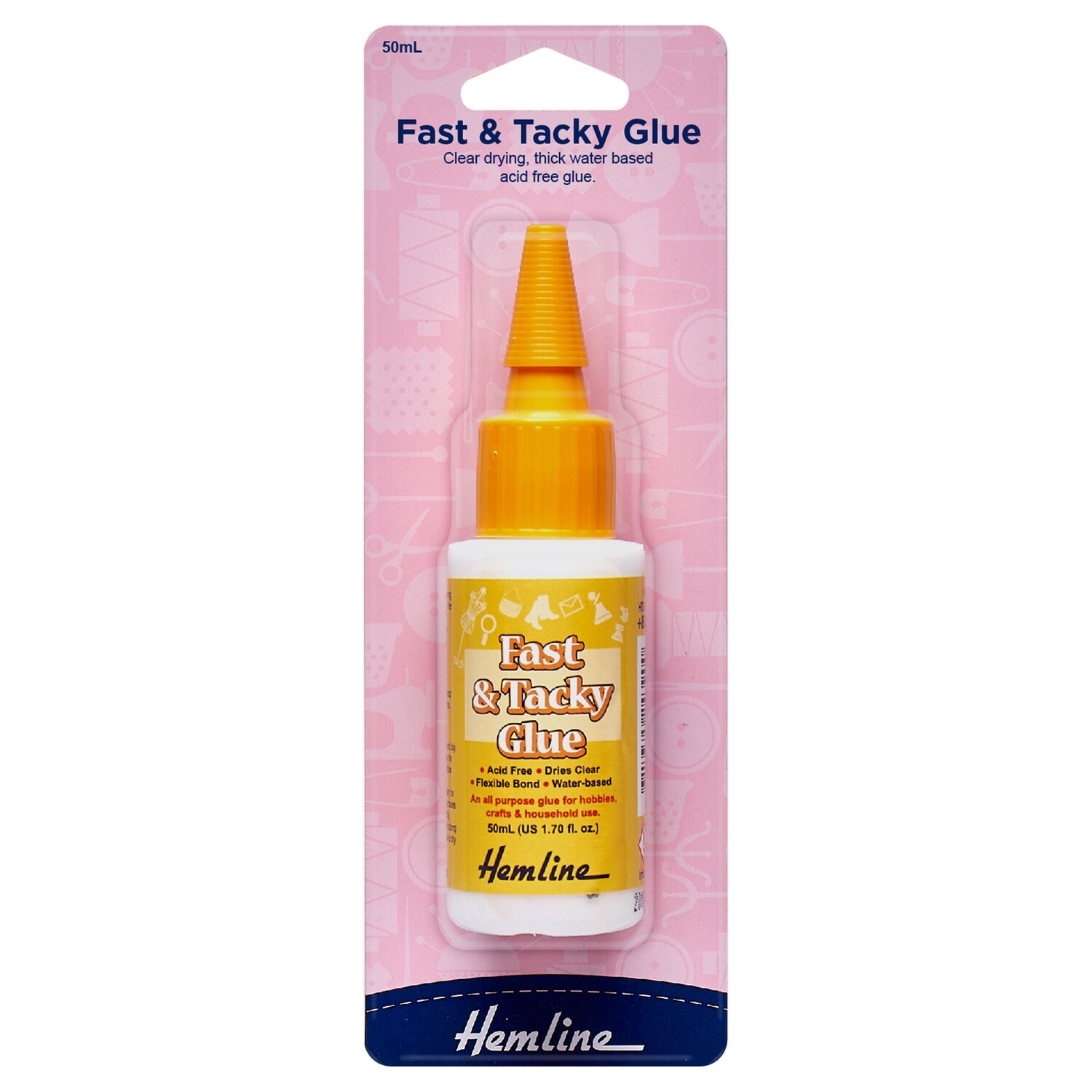 Adhesive: Fast &amp; Tacky Glue: 50ml