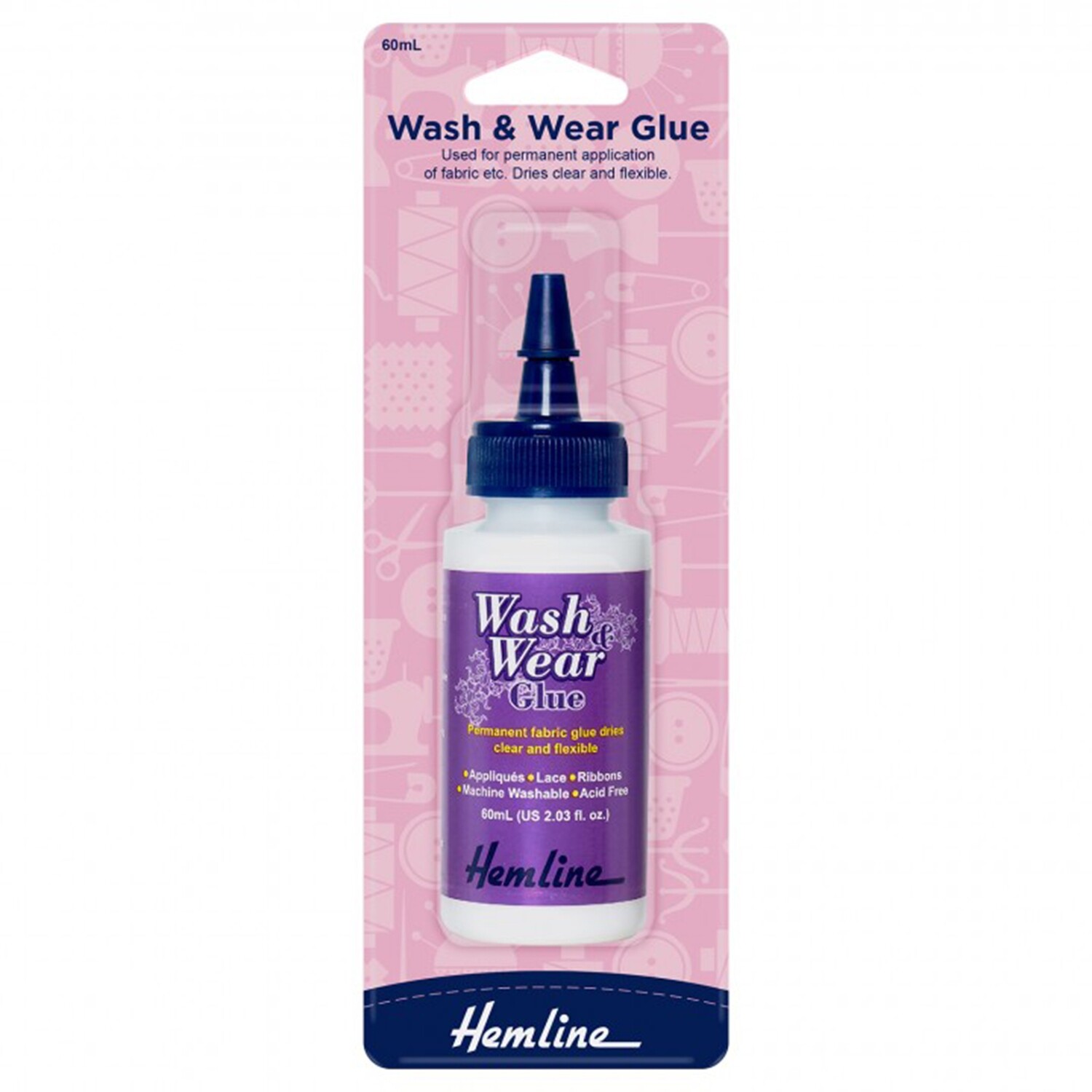 Adhesive: Wash &amp; Wear Glue: 60ml