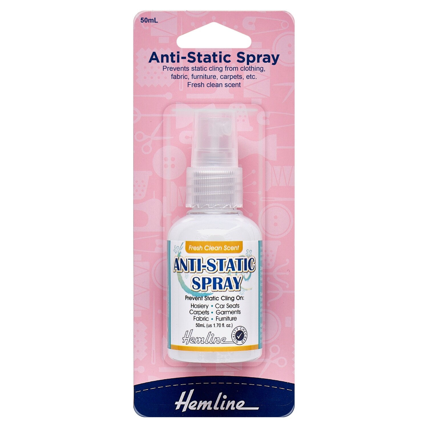 Anti-Static Spray: 50ml
