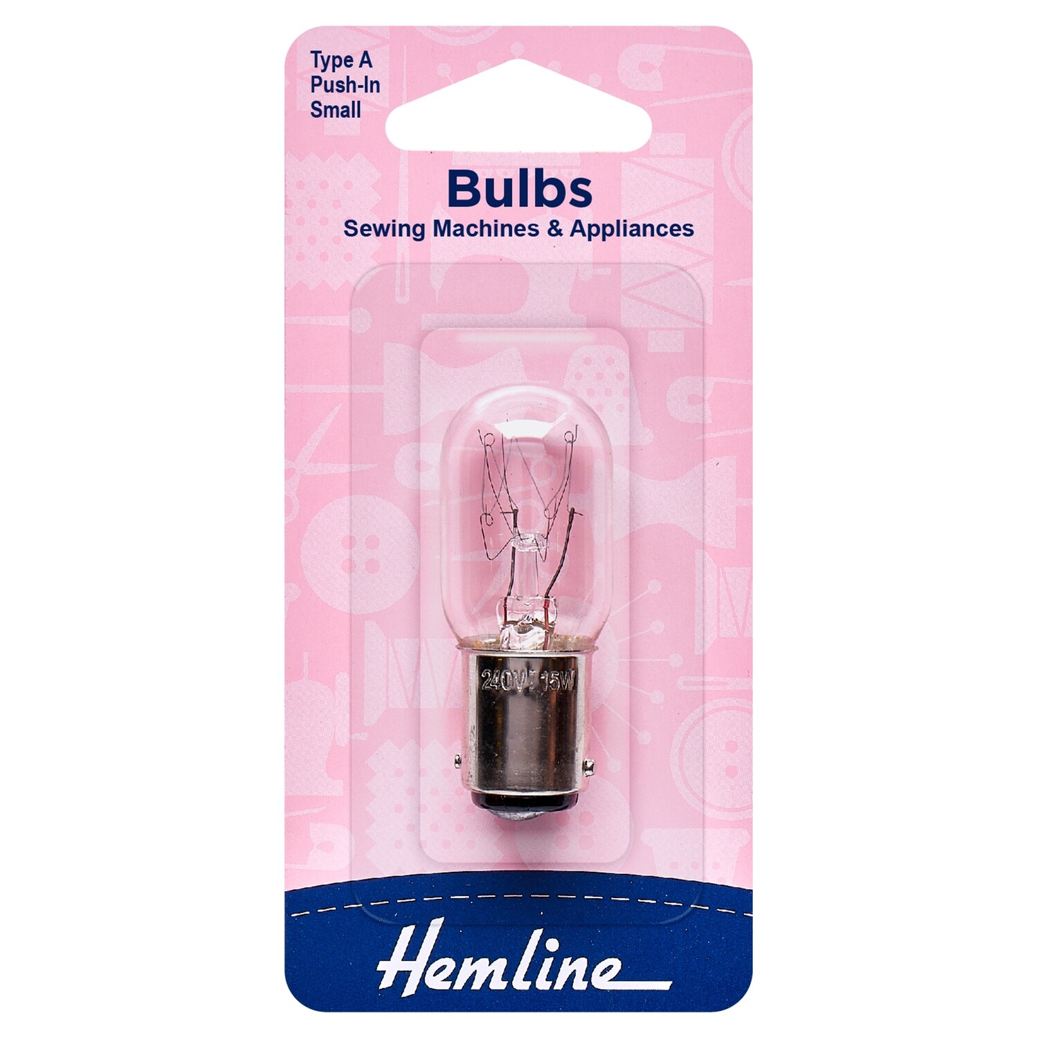 Sewing Machine Bulb: Bayonet: Small