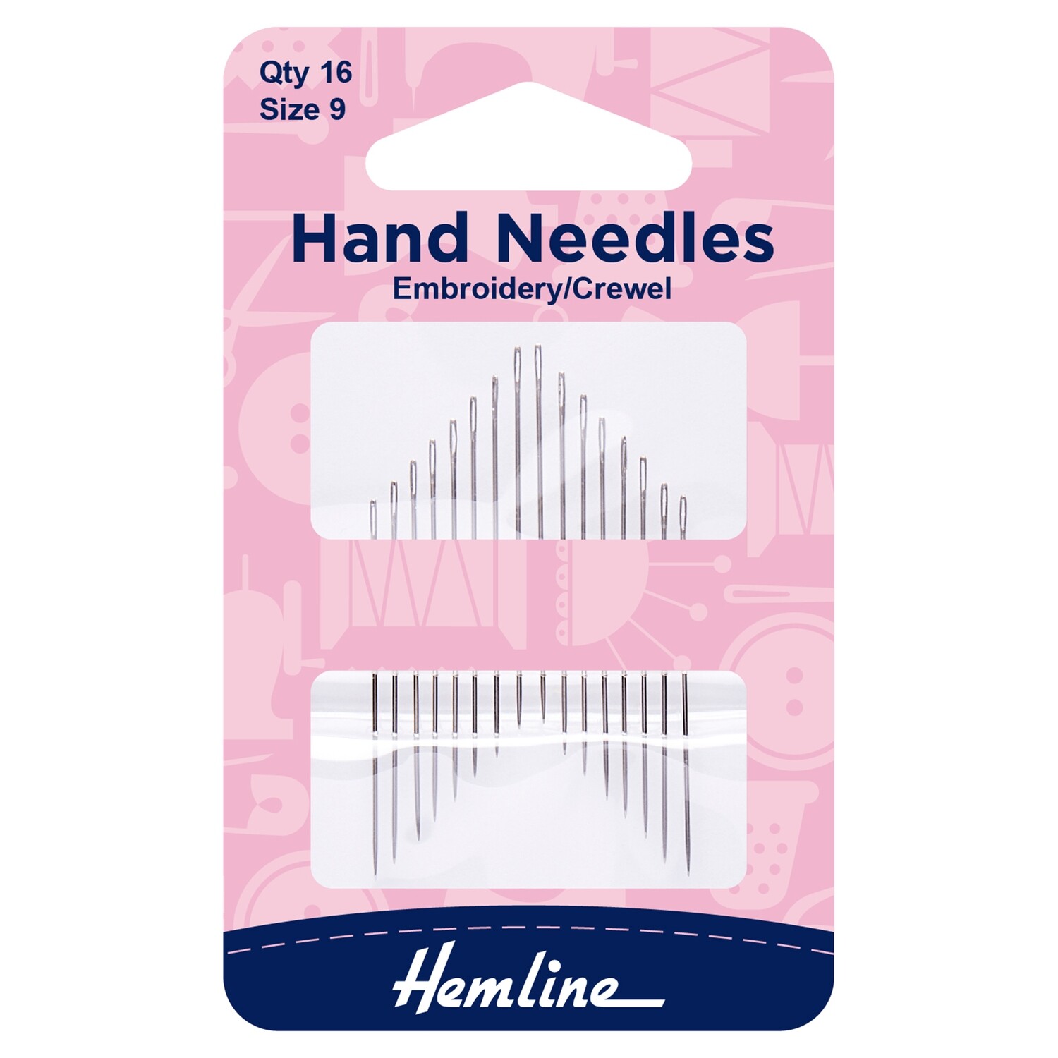 Hand Sewing Needles: Embroidery--Crewel: Size 9