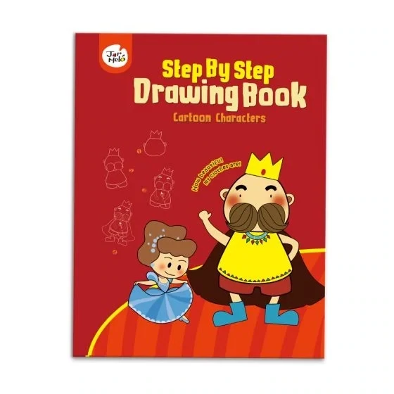 Cartoon Characters Step By Step Drawing Book