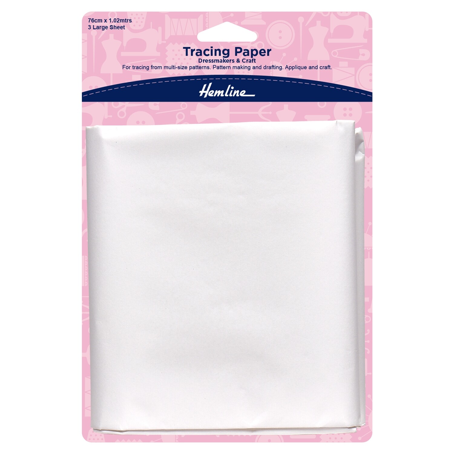 Tracing Paper: Plain: 76 x 102cm
