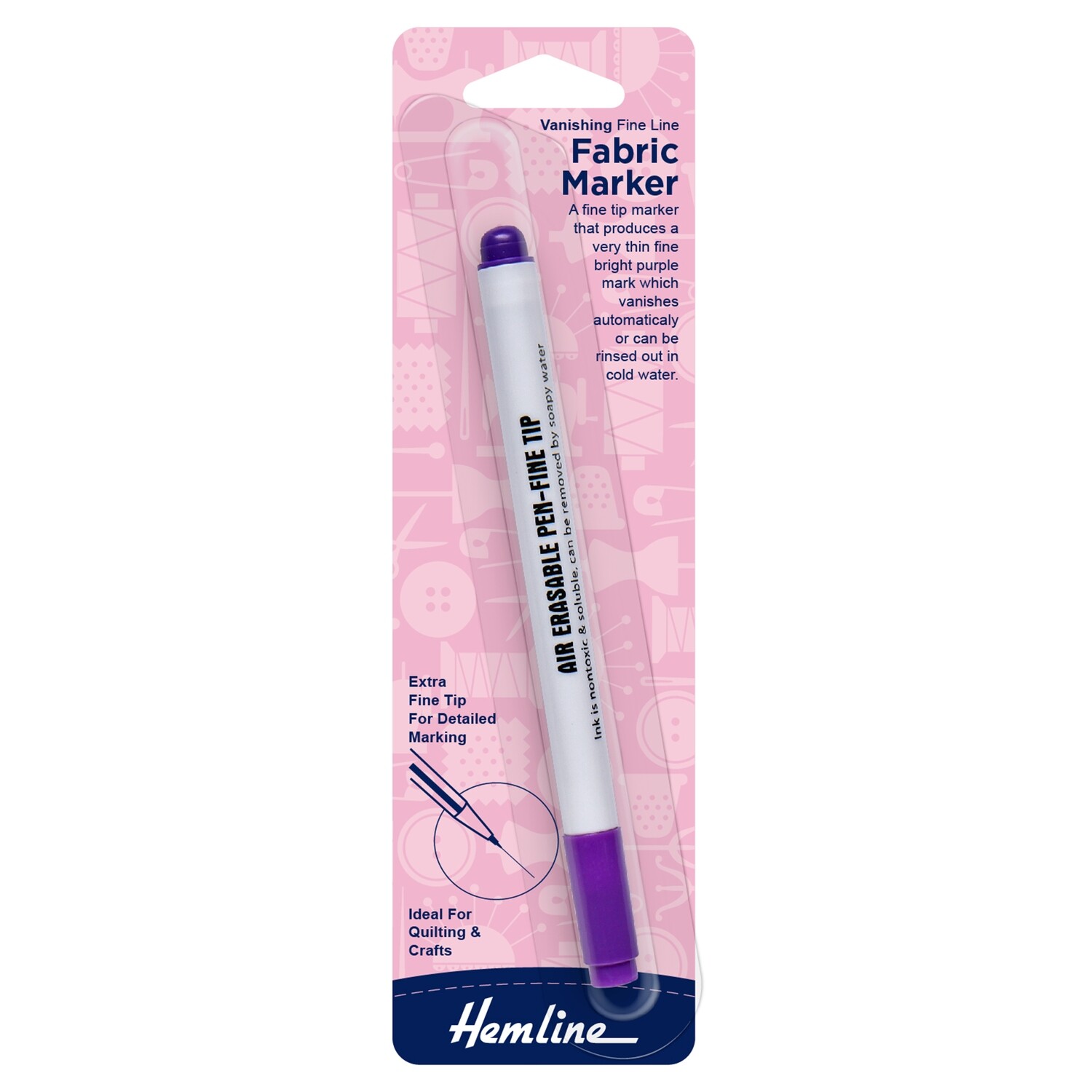 Pen: Fabric Marker: Vanishing: Fine Line