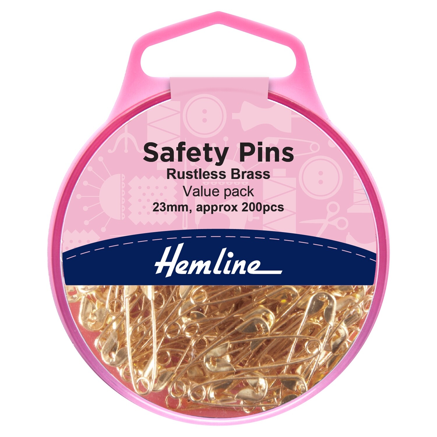 Safety Pins: Value Pack: 23mm: 200 Pieces