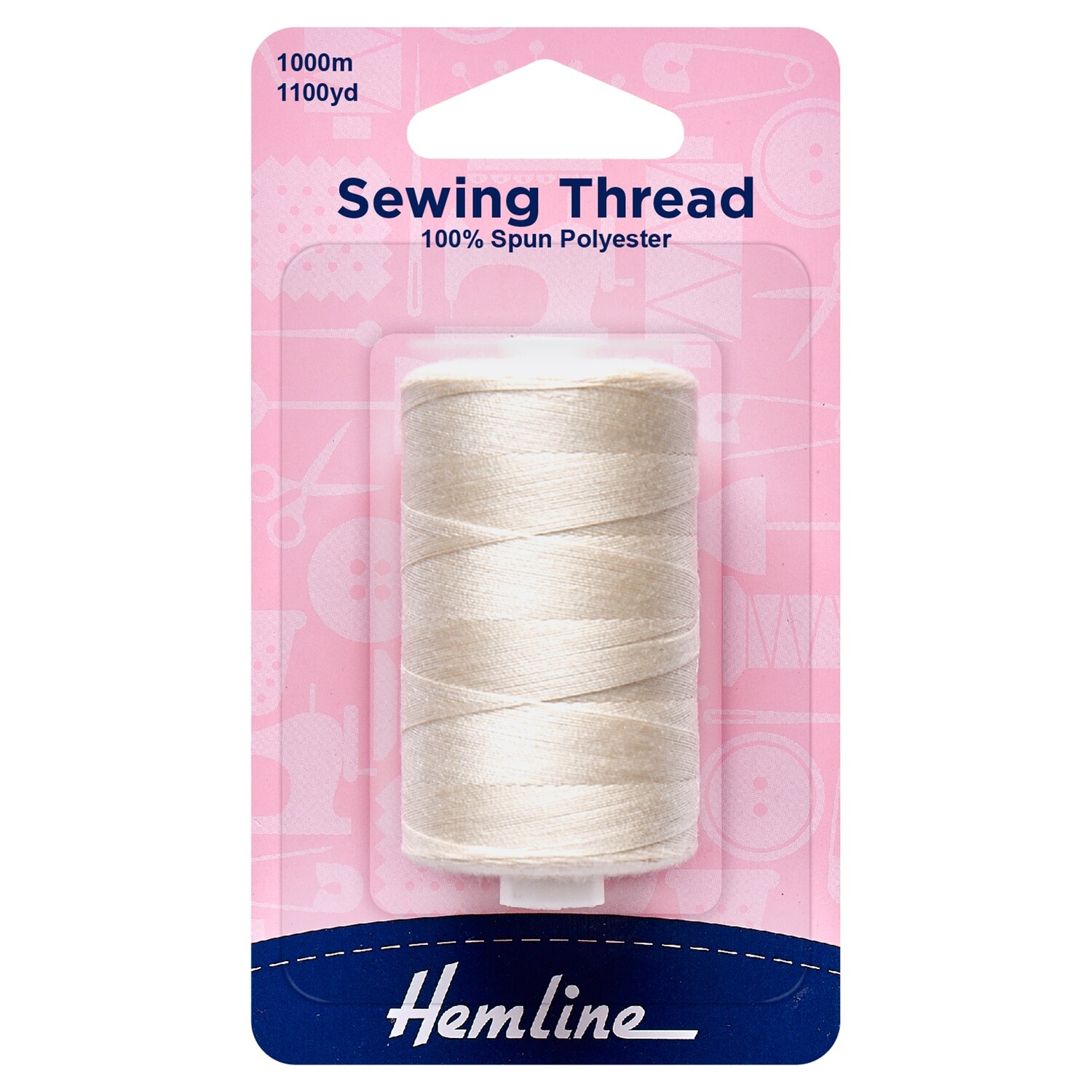 Sewing Thread: 5 x 1,000m: Natural