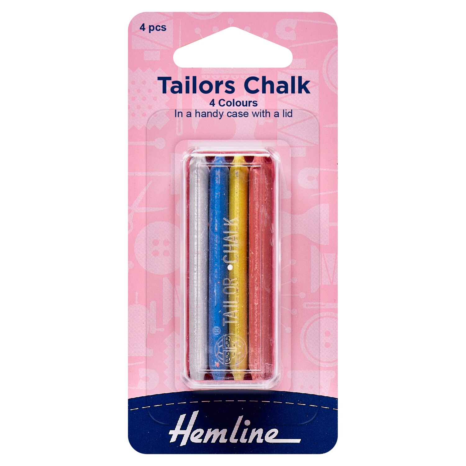 Tailors Chalk: Pack of 4 Colours