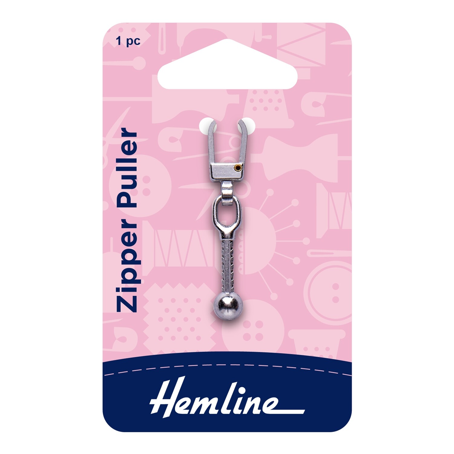 Zipper Puller: Ball: Silver