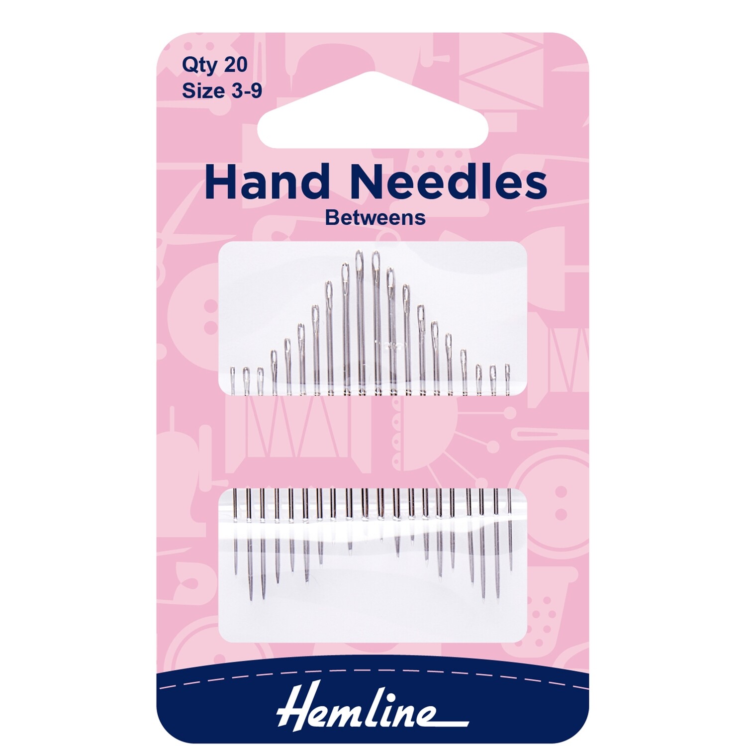 Hand Sewing Needles: Betweens--Quilting: Size 3-9