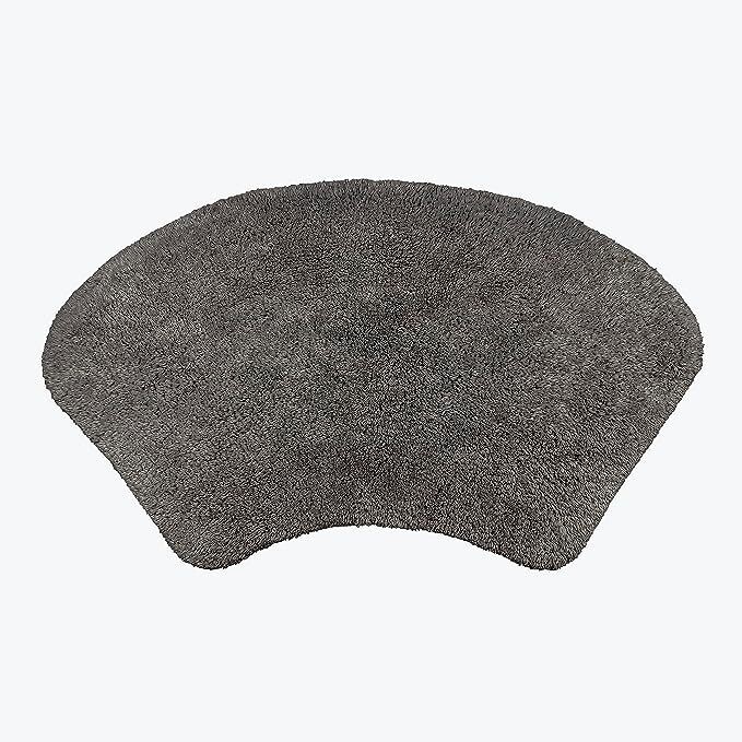 Curved Shower Mat Charcoal