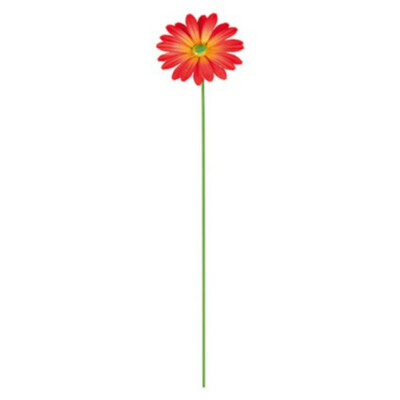 METAL DAISY GARDEN STAKE 53CM, Color: Colour1