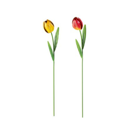 METAL TULIP GARDEN STAKE 61CM