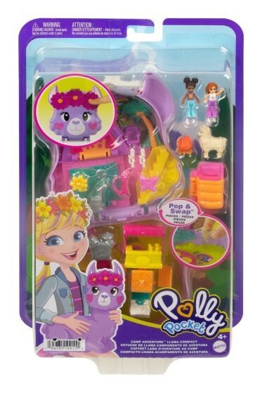 Polly Pocket Camp Adventure Llama Compact