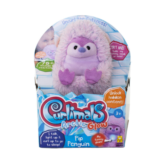 Curlimals Arctic Glow Pip The Penguin