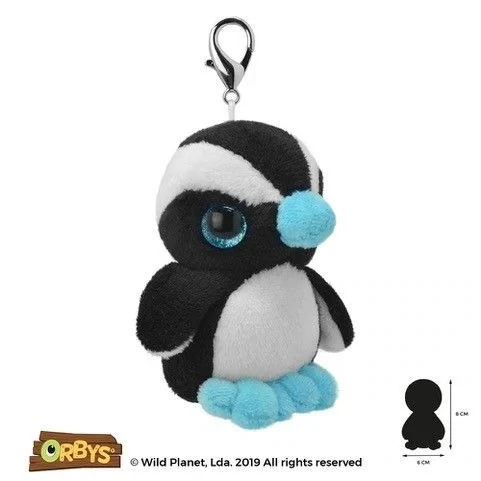 Orbys 8cm Penguin Clip-On Plush