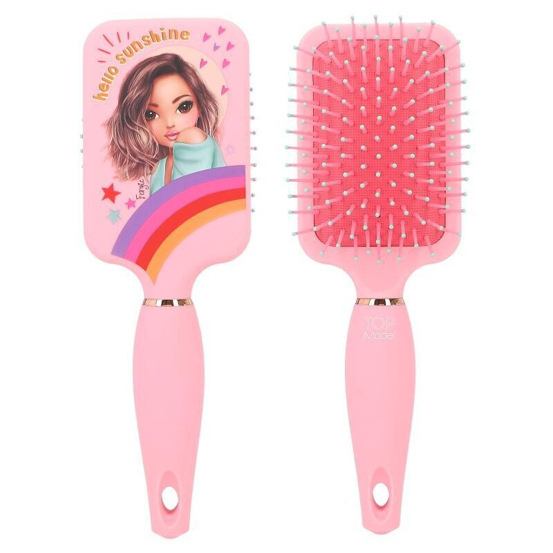 TopModel Hairbrush Small Puddle, Color: Pink