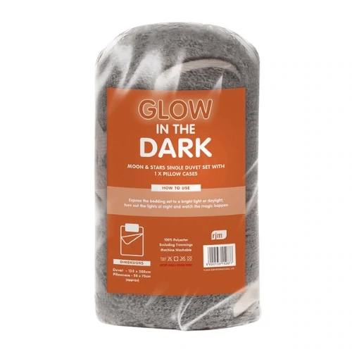 GLOW IN THE DARK FLEECE PLANET DESIGN SET