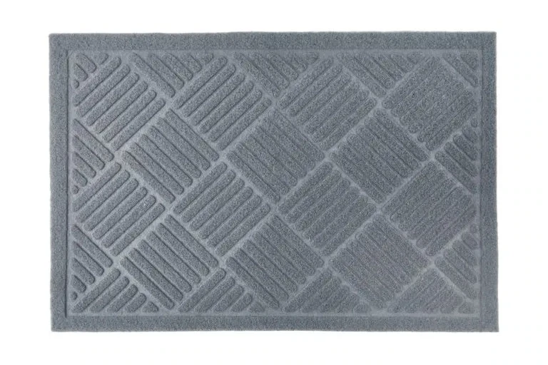 Geode Easy Care Absorbent Door Mat in Grey