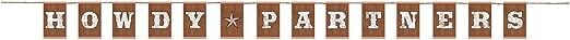 Amscan Western Letter Ribbon Banner