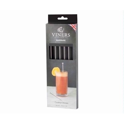 VINERS BARWARE COCKTAIL STIRRERS 6 PCS