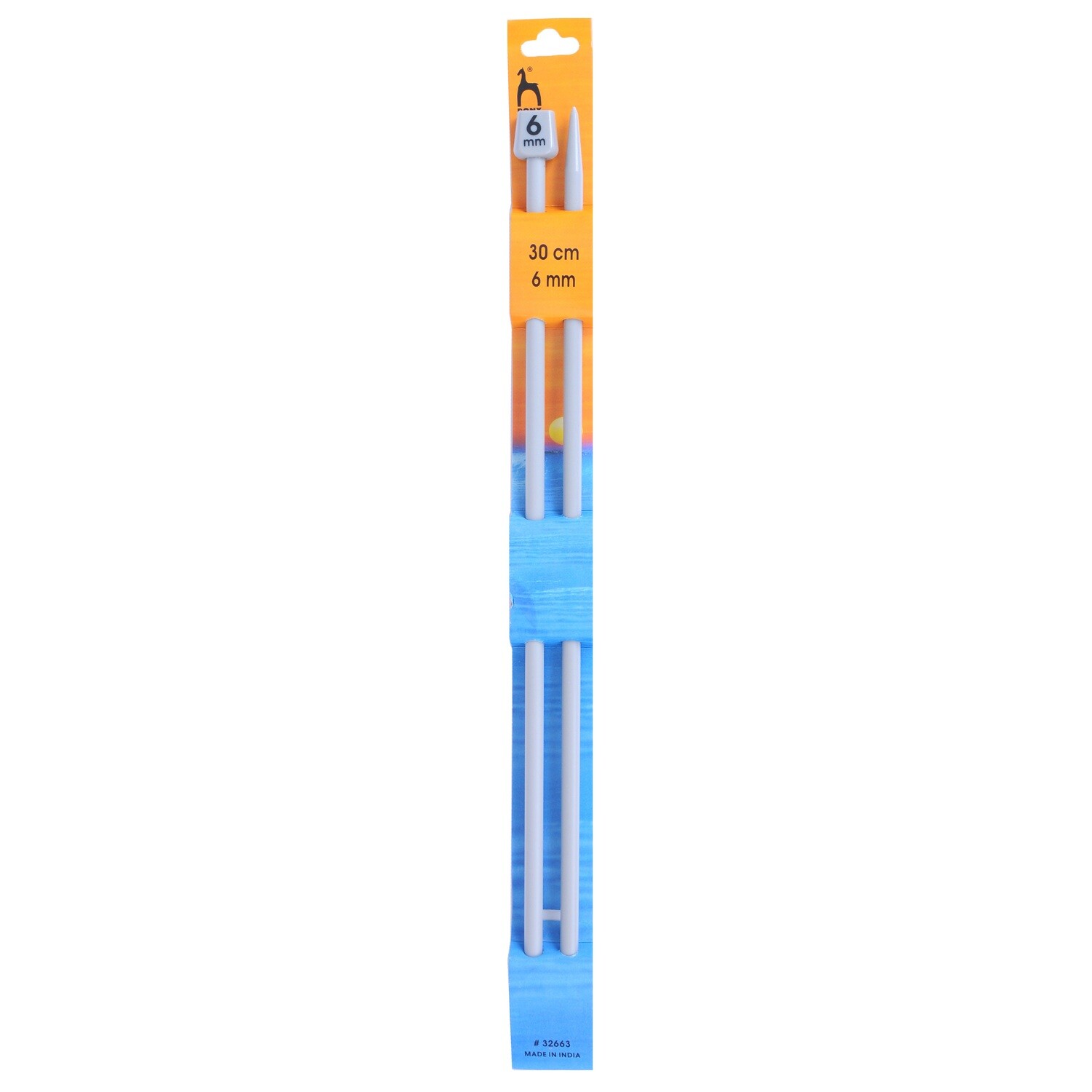 Knitting Pins: Single-Ended: Classic: 30cm x 6.00mm