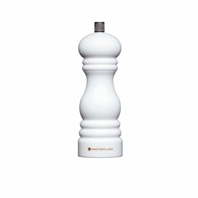 MASTERCLASS SALT/PEPPER MILL WHITE 17CM