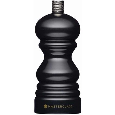 Masterclass Salt/ Pepper Mill Black 12cm