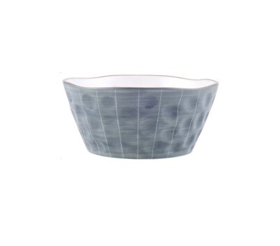 Ceramic Grey 8&quot; Soup Bowl