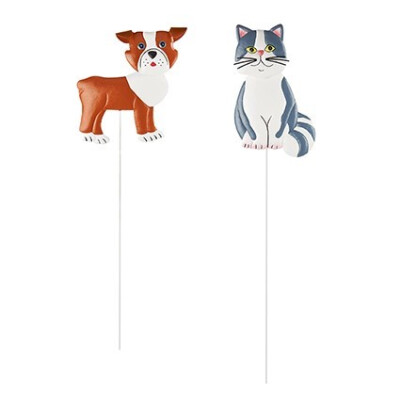 Metal Dog &amp; Cat Garden 65cm