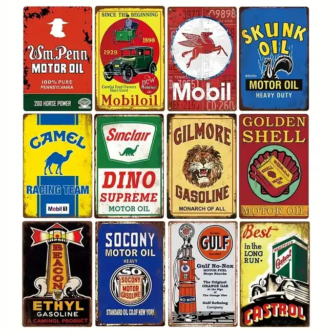 Vintage Metal Signs
