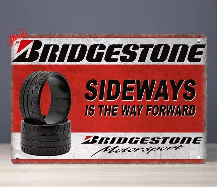 Vintage Metal Wall- Bridgestone