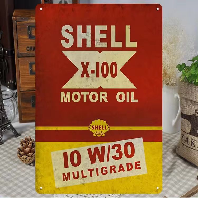 Vintage Metal Wall- shell X-100