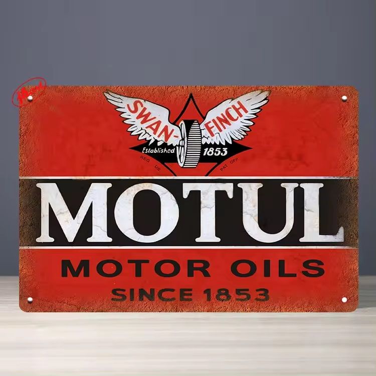 Vintage Metal Wall-Motul