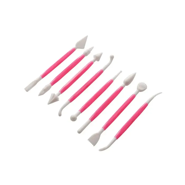 Hallie 8Pc Cake Decorating Modelling Tool Set
