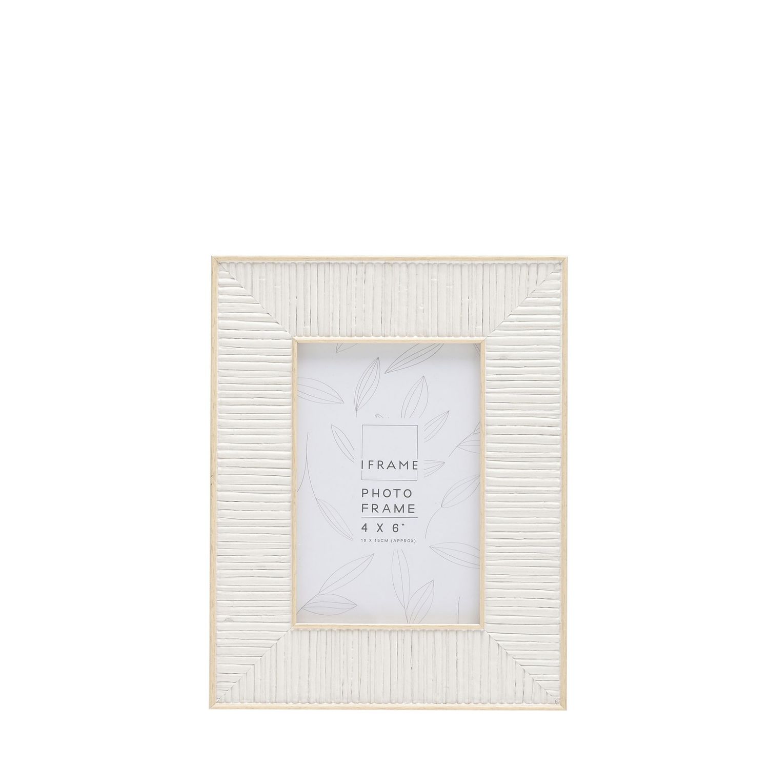 iFrame Rattan Effect Recyled Off White 4&quot; x 6&quot;