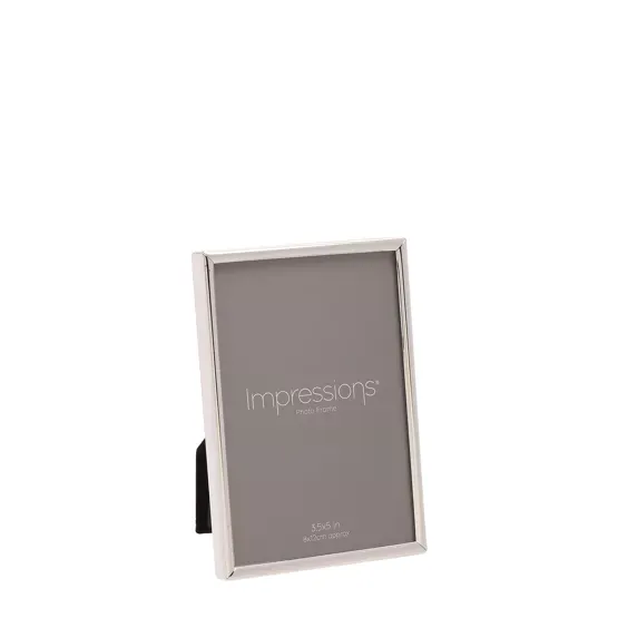 Silverplated Photo Frame Oblong Thin 3.5x5