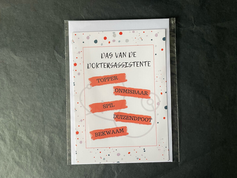Kaart Dag van de Doktersassistente