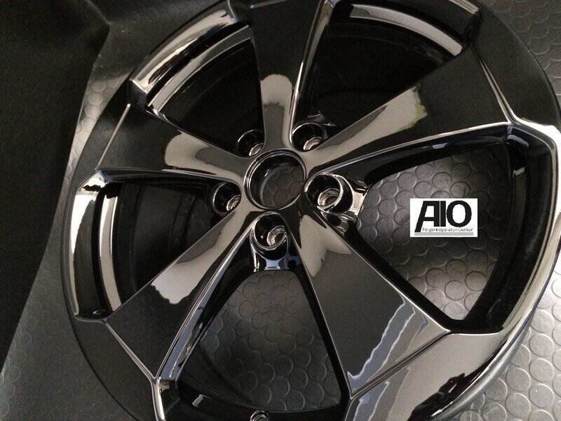LF1-D Original VW Felge 5K0601025AB – Ronal Vielspeichen Design HGG Schwarz –Golf 6