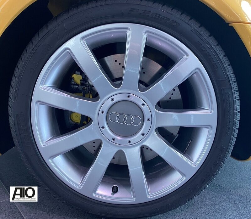 LF1-D Original Audi Felge 4E0601025AB - 9 Speichen Design Silber A6 Typ C5 4B Avant