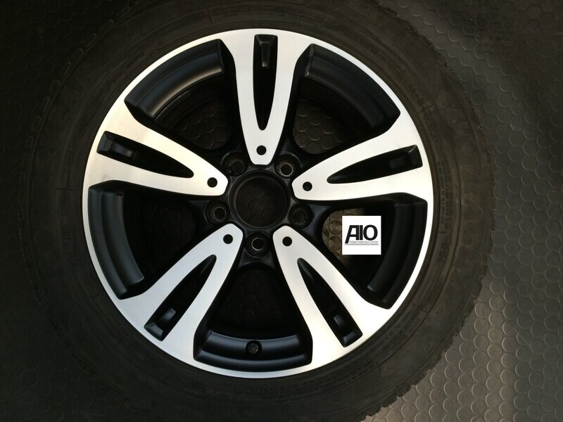 LF1 Original Mercedes Benz Felge A2464010000 – 5-Doppelspeichen-Rad Schwarz GLANZ HGG – A-Klasse 176+177 / CLA 117 / B-Klasse 246