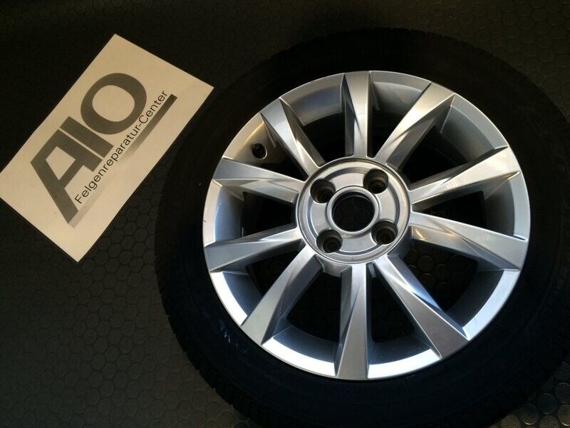 LF1 Original VW Felge 1S0601025AP – Ravenna 10-Speichen-Design Silber – up! Typ AA