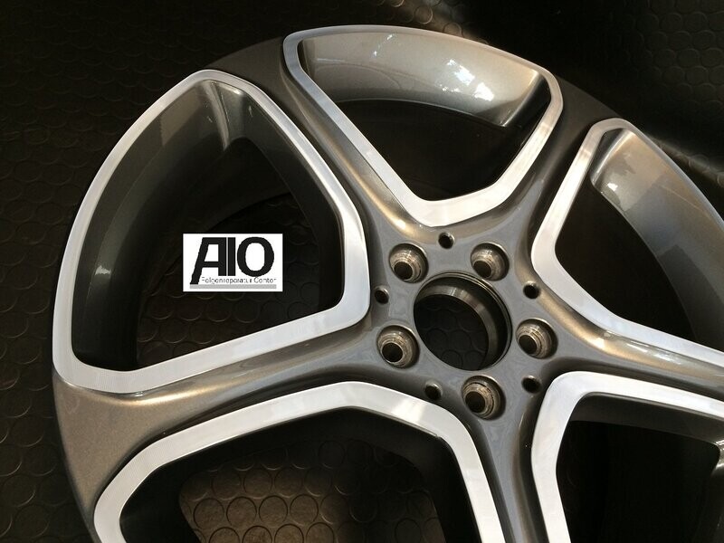LF1 Original Mercedes Benz Felge A2044012800 –5-Speichen-Rad Grau HGG – GLK-Klasse Typ X204 / C-Klasse W204