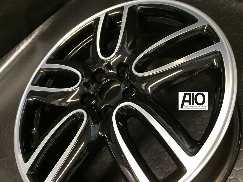 LF1-D Original Mini Felge 6856035 - 523 Schwarz HGG JCW Course Spoke - Countryman F60