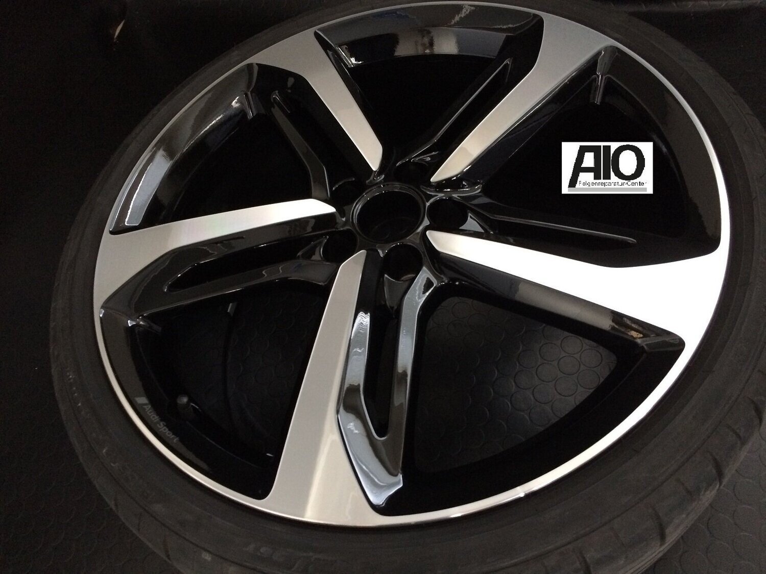 LF1 Original Audi Felge 4G0601025DA
 - Competition Design HGG Schwarz - A6 Typ C7 4G Allroad Avant Limousine