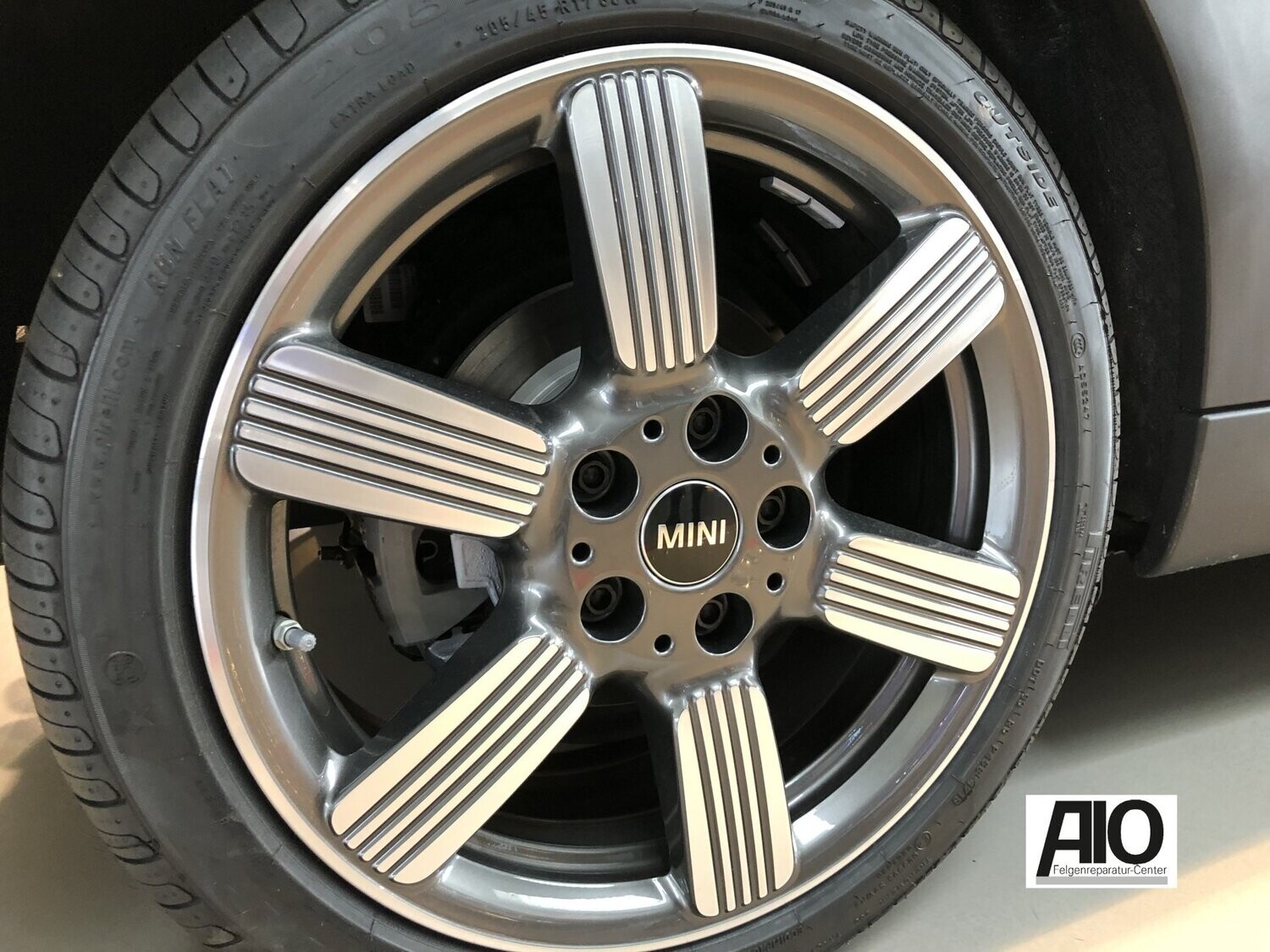 LF1 Original Mini Felge 36116884399 - 525 60 Years Spoke 6 Speiche Grau HGG– F55, F56, F57