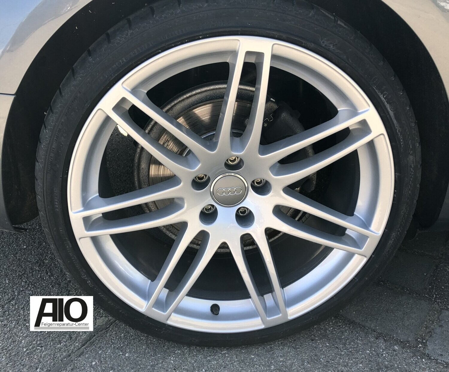 LF1 Original Audi Felge 8P0601025DS
 - 7-doppelspeichen S-Line Silber - S3 Typ 8P Cabrio